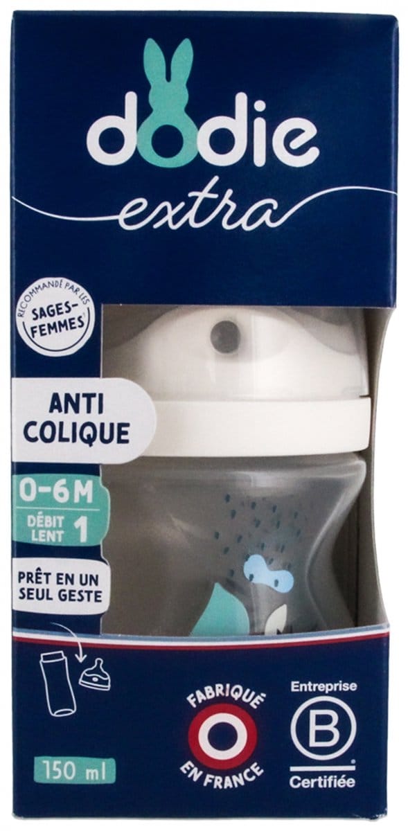 Dodie Geperforeerde Speenfles Anti-Koliek 150 ml 0-6 Maanden