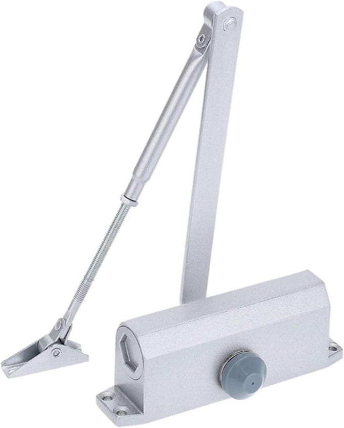 Automatische Deursluiter - Deurdranger - Deur Beveiligen - Verstelbare Snelheid - 90cm Max Breedte - Zilver