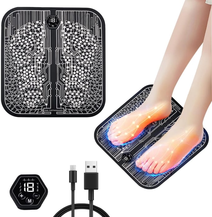 Allecto voetmassageapparaat - voetmassage - USB-draagbaar