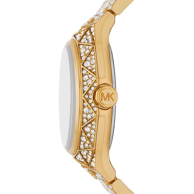 Michael Kors MK7398 Raquel Pave Goudkleurig Dameshorloge