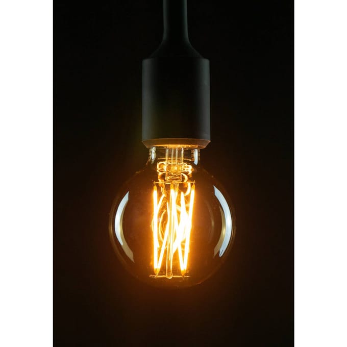 Segula LED globe lamp E27 G80 5W 2.200K goud dimbaar