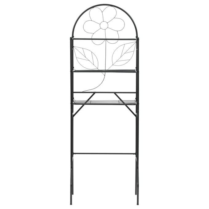 vidaXL - Badkamerrek - 60x33x174 - cm - zwart