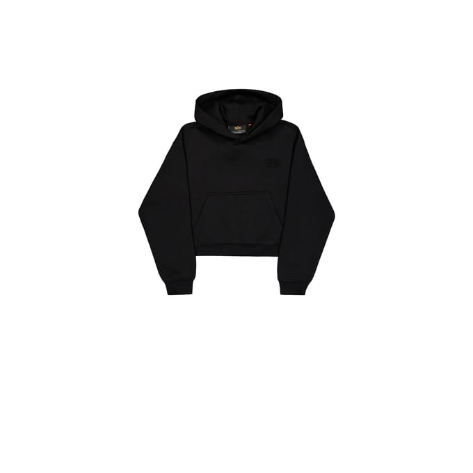 Dames Hoodie Alpha Industries Rhinestone World Logo