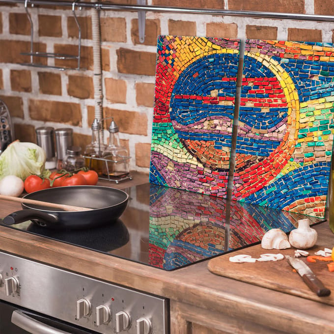 TMK ArtDeko - Snijplank - Glas - 2x 30x52 cm - Inductie