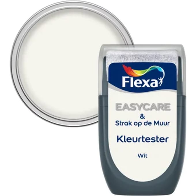 Flexa Easycare Verftester - Mat - Wit - 30ml