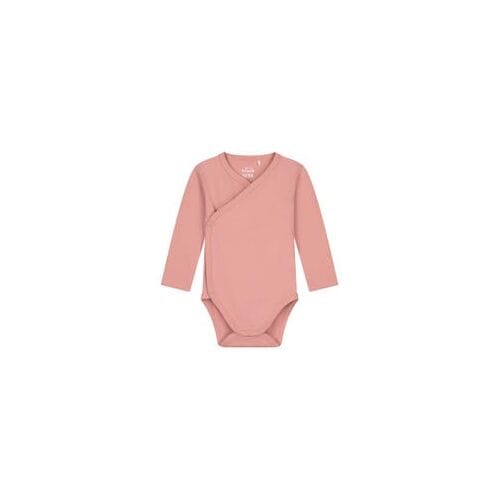 Prénatal basis romper met overslag Dark Pink 44 unisex