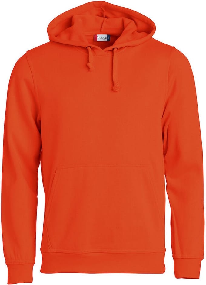 Clique Basic Hoody 021031 - Diep-oranje - S