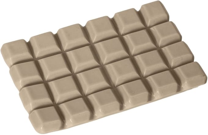 Return to Sender Zeepbakje - Taupe Chocobar - keramiek - L12 cm
