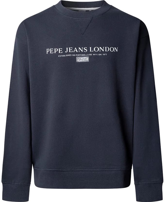 Pepe Jeans Summer Seasonal Logo Sweatshirt Blauw M Man