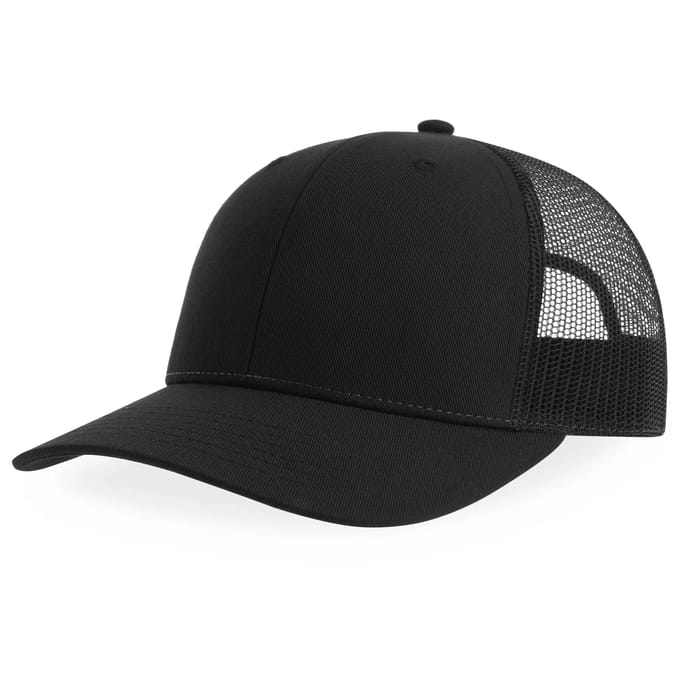 Atlantis Headwear Bryce Cap AT106 - Black/Black - One size