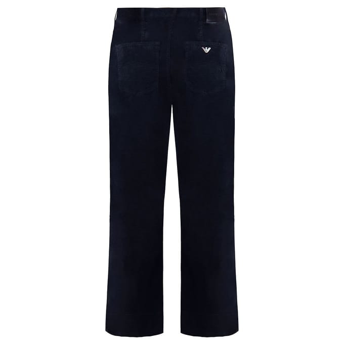 Emporio Armani J33 Regular Fit Wijde Pijp Dames Broek