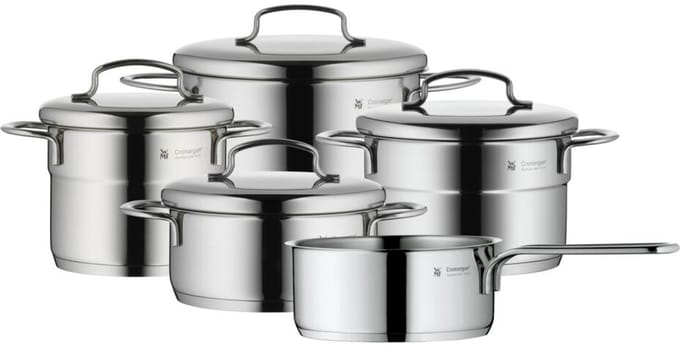 WMF Mini - Pannenset - 5-delig - Geschikt voor Inductie - Compact - RVS