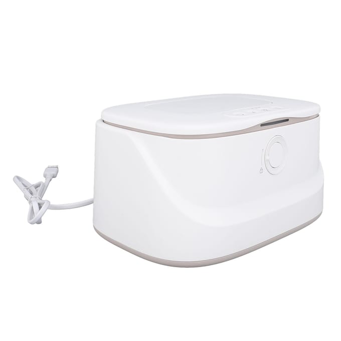 Doekjeswarmer met 3 Snelheden Nachtlampje Lenteontwerp 3 Temperatuurniveaus Instelbaar Grote Capaciteit white