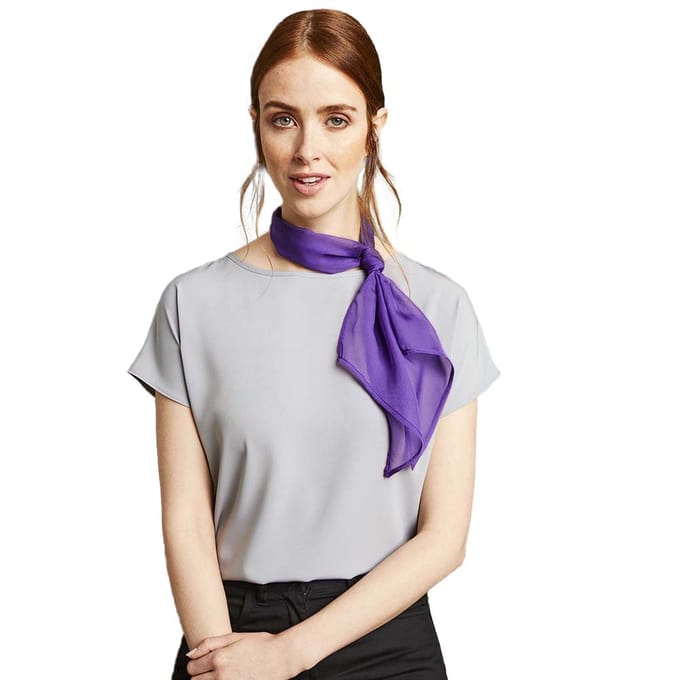 Premier Dames/vrouwenwerk Chiffon Formele Sjaal (Rijke Violet)