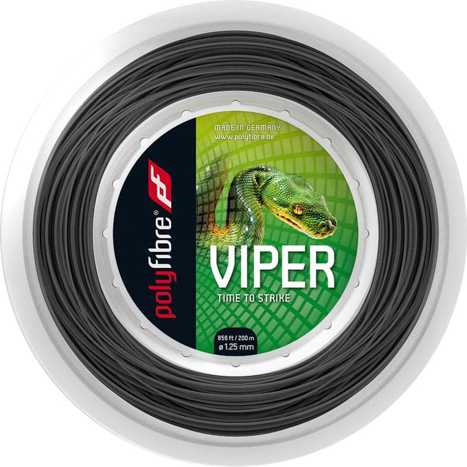 Polyfibre Viper 200 m. tennissnaar 1,30 mm.