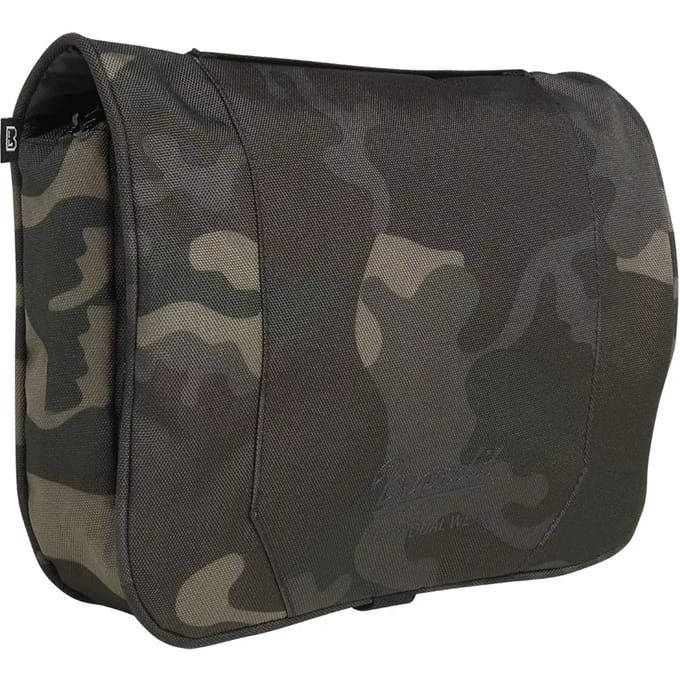 Brandit - Large darkcamo Toilettas - One size - Zwart