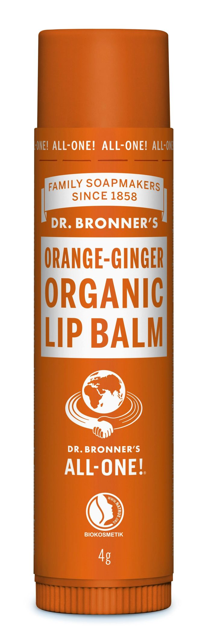 Dr. Bronner's Lippenbalsem Peppermint Organic Lip Balm - Duurzaam - Lipverzorging - Lippenbalsem