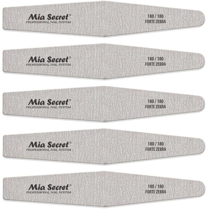 Forte Zebra Diamond Nagelvijl 180/180 Blauw (5stuks)