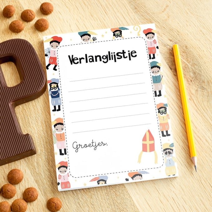 BONT | Verlanglijstje Sinterklaas | Pieten | 50 pagina's
