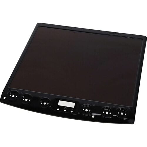 AEG glasplaat met kader, zwart, 60cm 140230610291