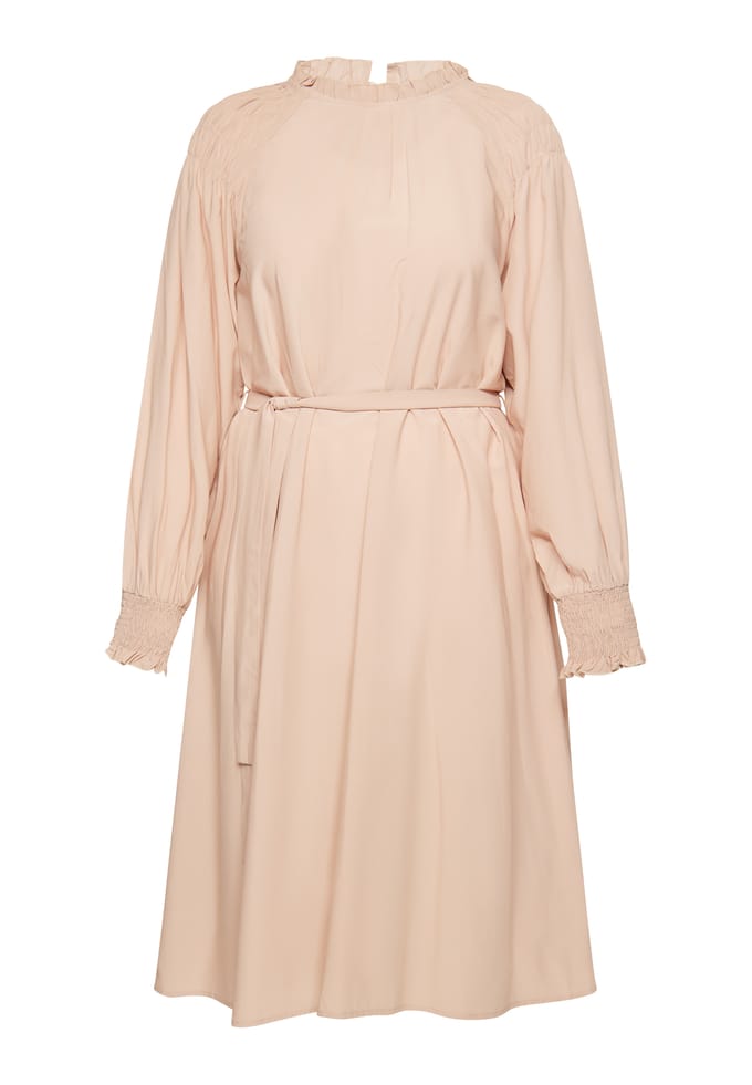 usha midi-jurk nowles Dames Roze Beige