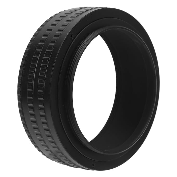 Adaptateur hélicoïdal macro pour objectif M65 vers M65 de 25 à 55 mm, traitement mat, mise au point en alliage d'aluminium black