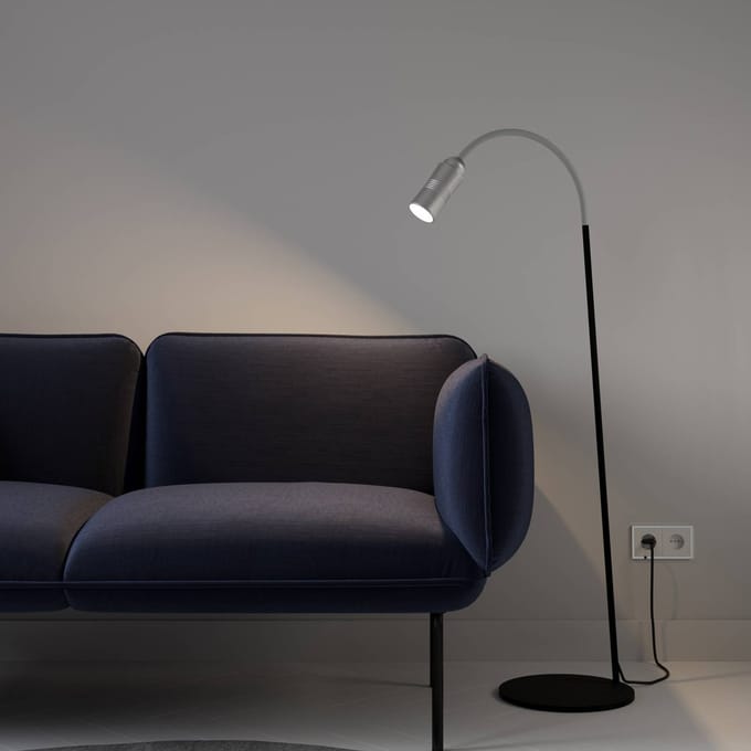 Top Light Neo! Floor LED vloerlamp dimbaar alu/zilver