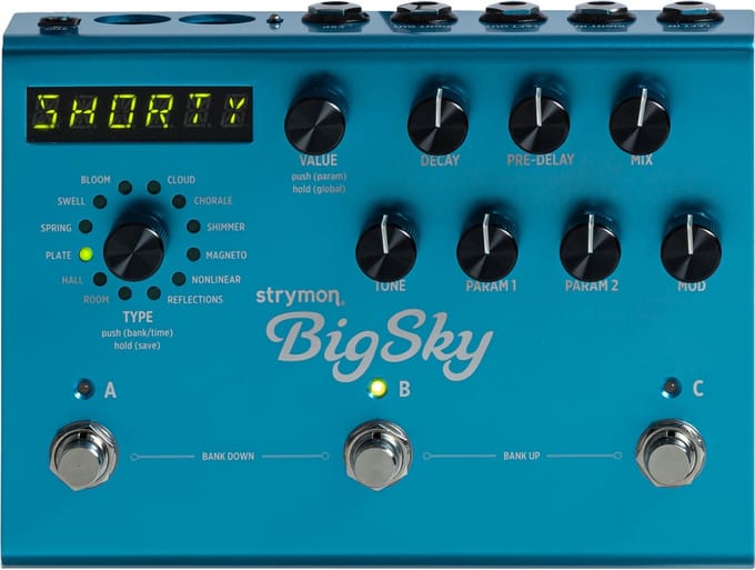 Strymon Big Sky - Multi reverb - Blauw