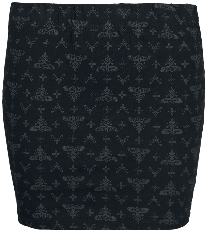Black Premium by EMP zwarte minirok double-pack met elastische tailleband - Dames - XXL