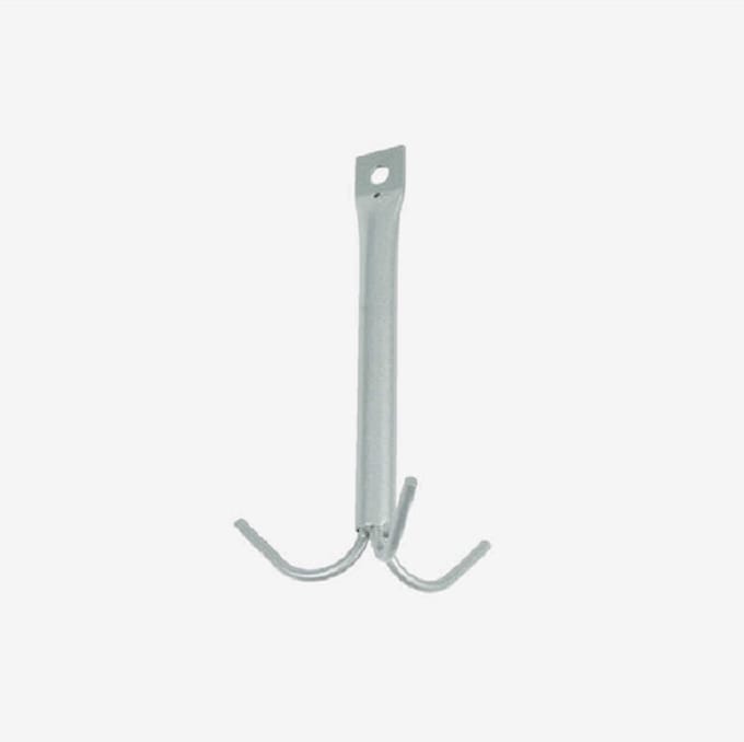 Horze hoofdstelhaak - cleaning hook - ankerhaak - grijs