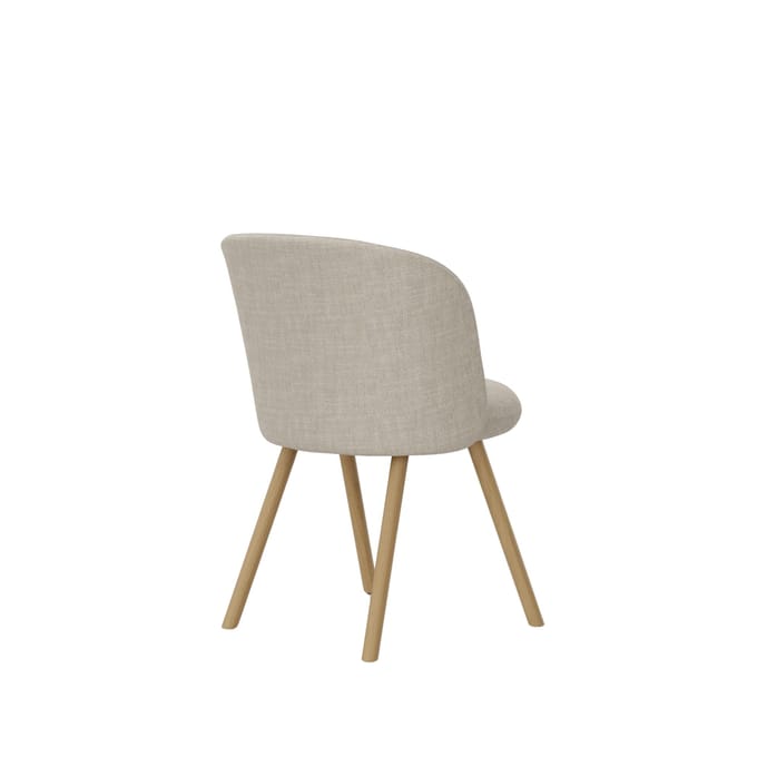 Vitra Mikado stoel eiken frame - Savana parelmoer melange