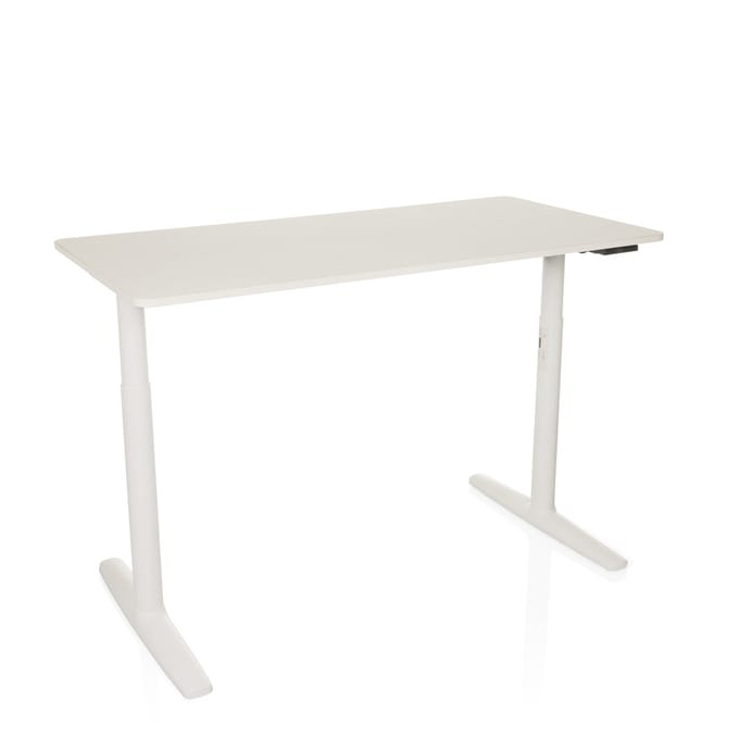 Bureau STAND PRO 140 x 70 elektrisch in hoogte verstelbaar wit hjh OFFICE