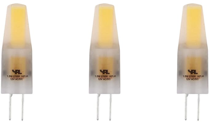 SPL G4 LED Lamp 1.5W Dimbaar - Warm Wit - 140lm - T10 - Mat - 3 Stuks