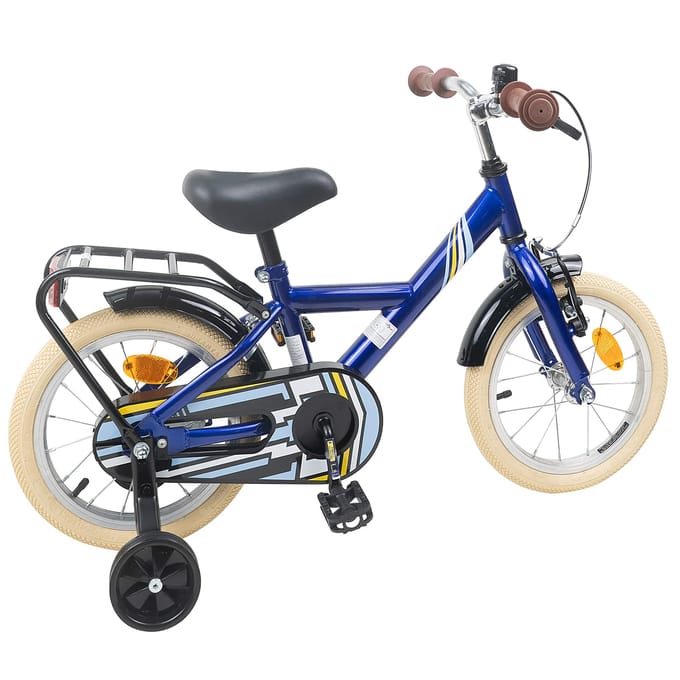 vidaXL - Kinderfiets - 12 - Inch - voor - 2-4 - jaar - oud - Donkerblauw