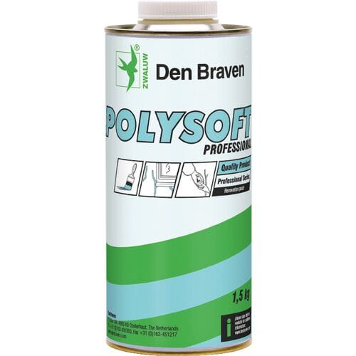 Zwaluw Polysoft Professioneel Plamuur Wit 1.5kg