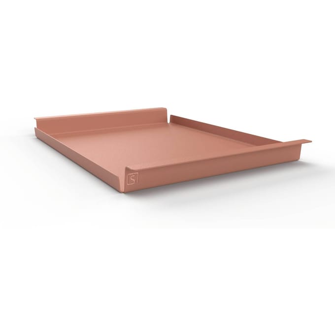 Steellish Dienblad Rechthoek - Tray - Aluminium - Oud Roze - 62x44x5 cm