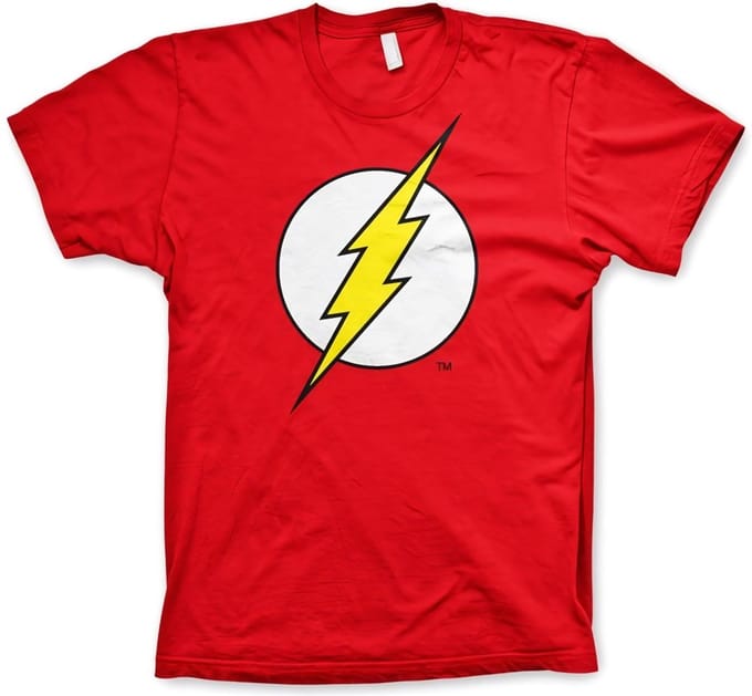 DC Comics The Flash Heren Tshirt -M- Emblem Rood