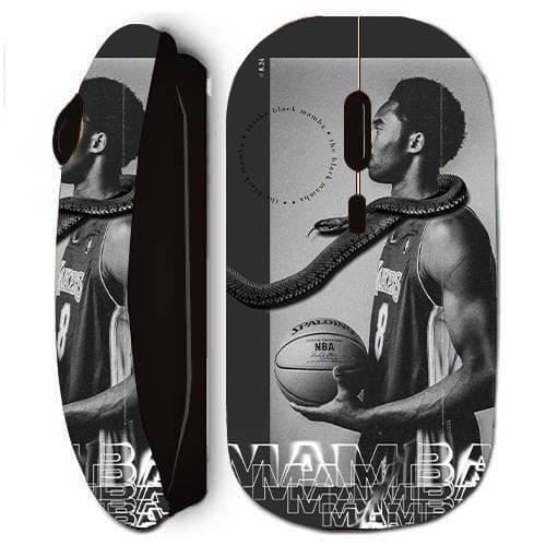 Souris sans fil - MANIACASE - Kobe Bryant - Noir - Nano récepteur USB - Connectivité sans fil
