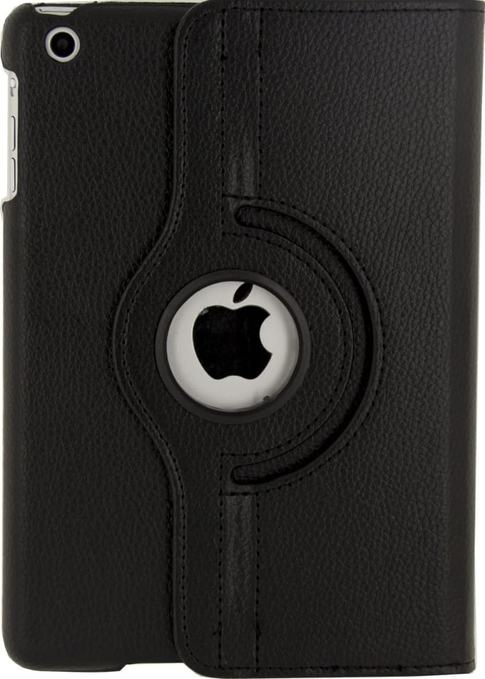 Xccess Tablethoes geschikt voor Apple iPad Mini 1 (2012) Hoes | Xccess Rotating Stand Draaibare Bookcase - Zwart