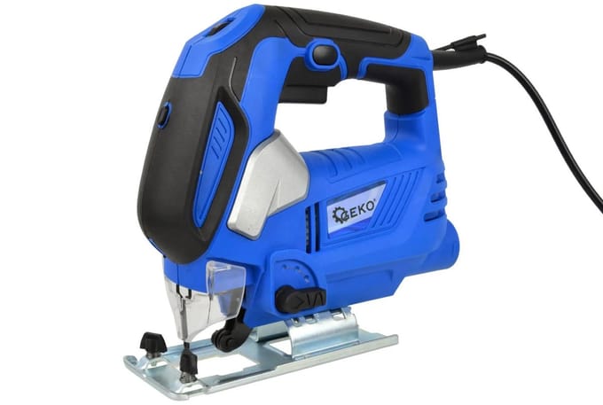 GEKO Krachtige decoupeerzaag - Lasergeleiding - Variabele snelheid - 810W - 80 mm snijdiepte