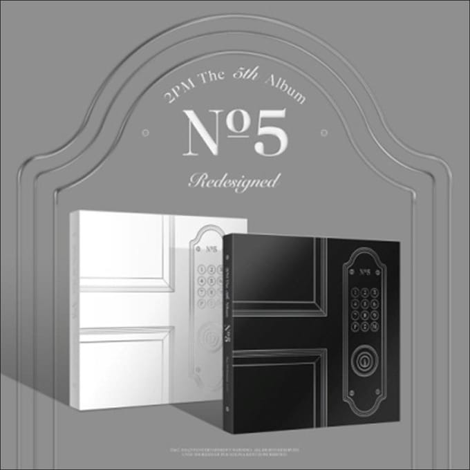 14.00 uur - Het 5e album nr. 5 opnieuw ontworpen RANDOM 1PCS gray