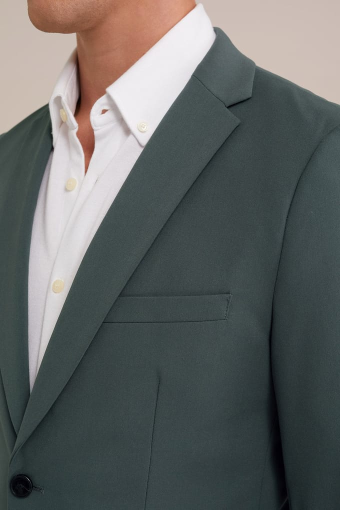 We Fashion Blazer Moss Green Größe: 48 | Blazer Outlet | Herren | Grün