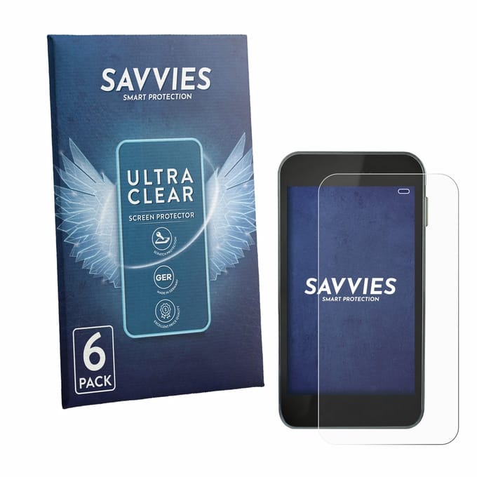 Savvies - Screenprotector voor Equil Patch 200U - Folie Beschermfolie transparant 6 Stuks
