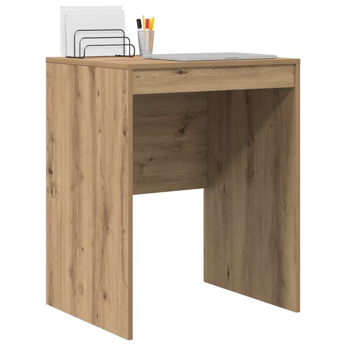 vidaXL - Bureau - Artisan - Eiken - 60 - x - 50 - x - 76 - cm