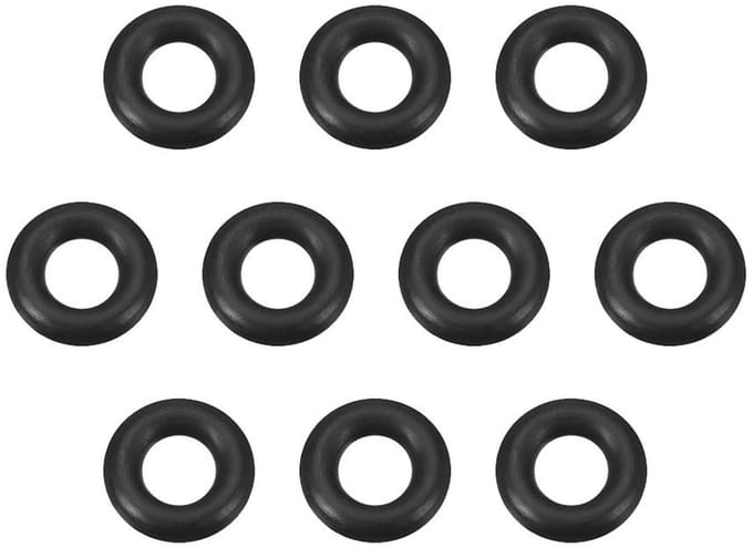 Dailygoods- O-ringen 10 Stuks - Nitrilrubber - 11 mm Buitendiameter - 5 mm Binnendiameter - Afdichtingsset - Duurzaam Materiaal - Afdichtringen