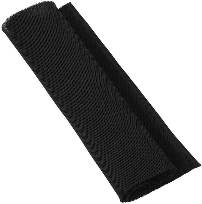 Luidsprekerdoek Zwart 1,4 x 0,5m - Mesh Cover voor Grote Klankdoos