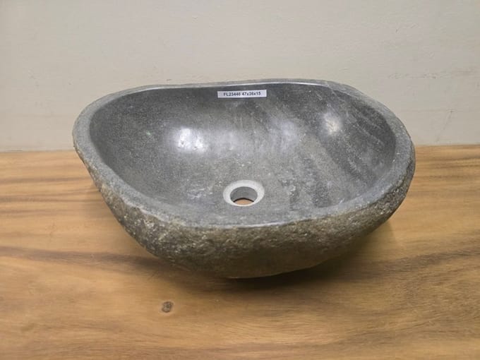 Waskom Natuursteen - 47x36x15cm - FL23446