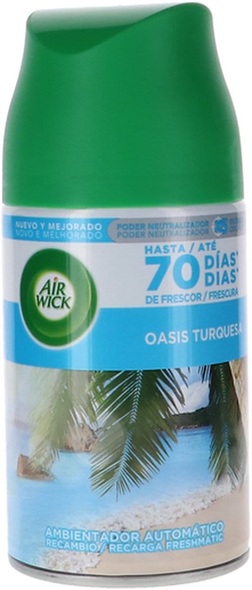 Airwick Freshmatic Navul Turquoise Oasis- 2 x 250 ml voordeelverpakking