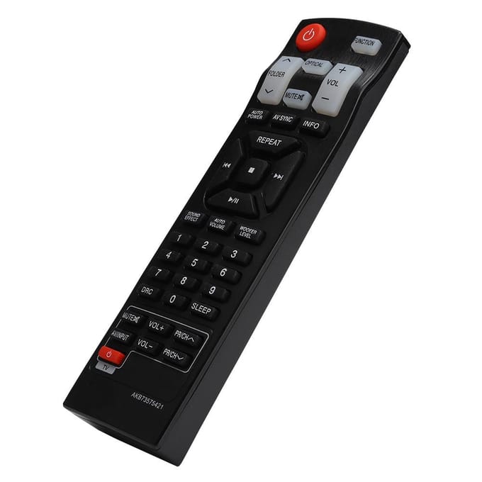 Alternatieve Audio Afstandsbediening voor LG Soundbar AKB73575421 SOUND BAR NB3530A NB4530A black