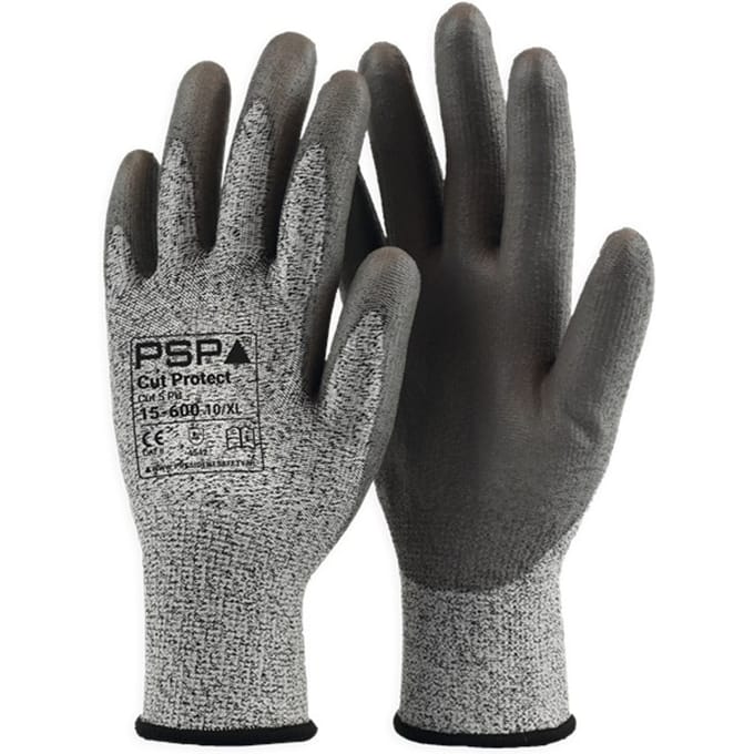 PSP 15-600 Cut 5 PU Black Werkhandschoenen - Maat M